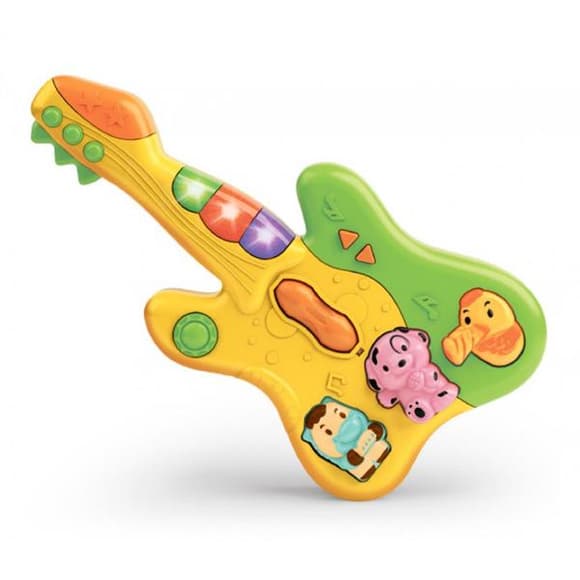 Музична іграшка Baby Team Гітара на батарейках жовтий (8644-yellow)